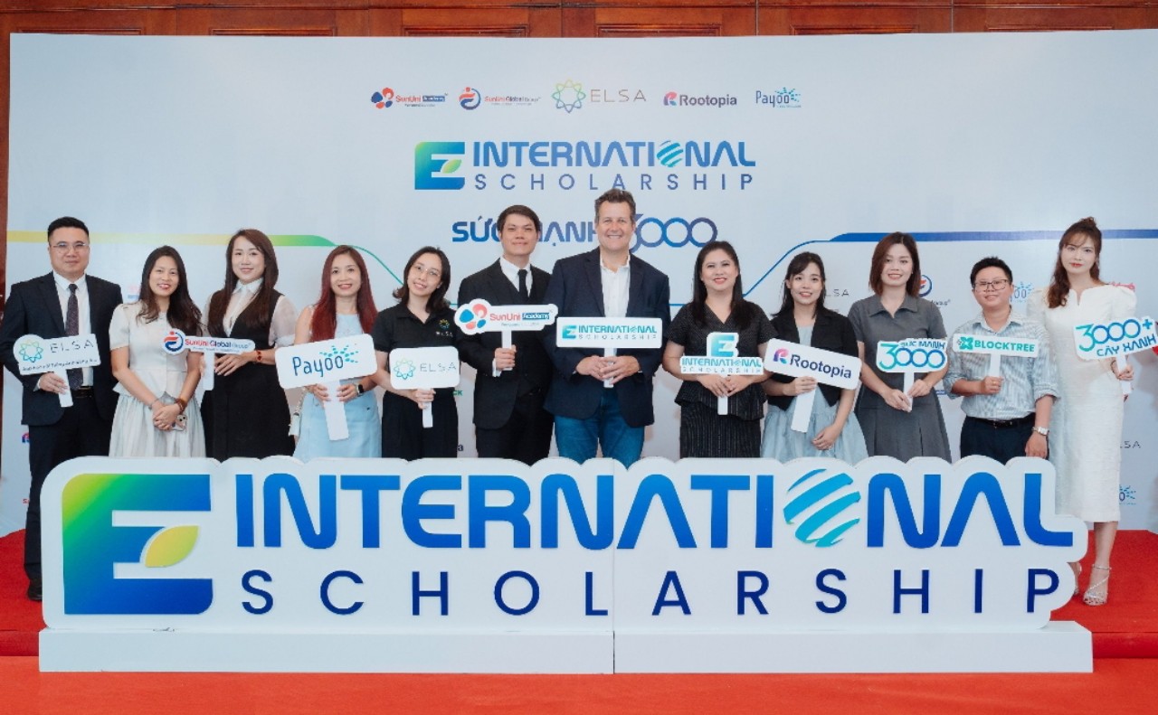 Học bổng E-International với sự tham gia của các đơn vị uy tín