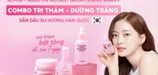 Bộ sản phẩm trị thâm, dưỡng trắng Alpha Arbutin Instant Brightening Make9