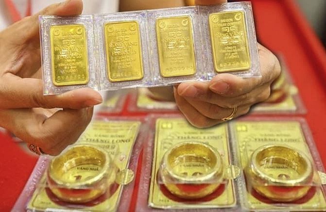 Giá vàng miếng SJC xuất hiện mốc 128,3 triệu đồng/lượng