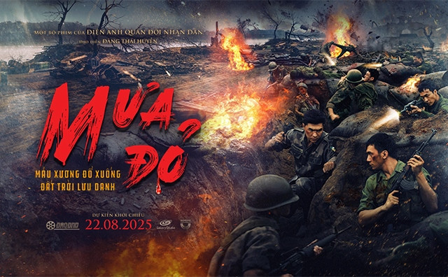 Phim 'Mưa đỏ' thu 40 tỷ đồng ngày đầu công chiếu