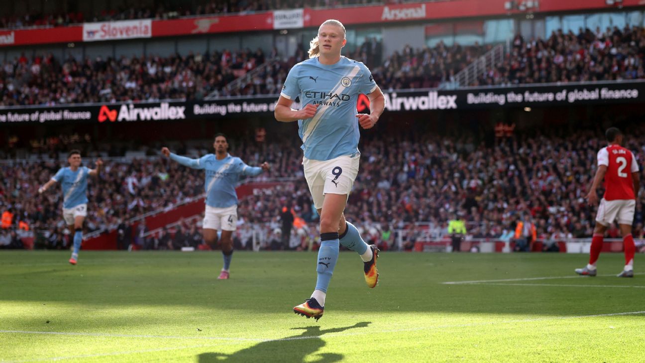 Khoảnh khắc Haaland trừng phạt hàng thủ Arsenal Khoảnh khắc Haaland trừng phạt hàng thủ Arsenal