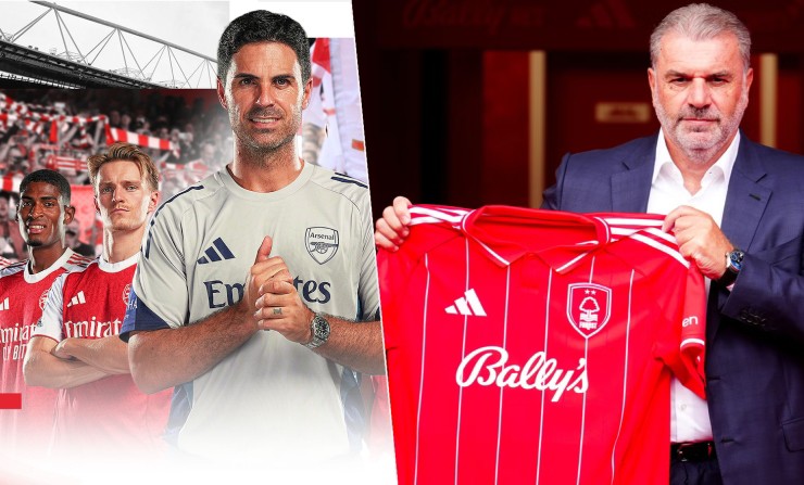 Arteta với bài toán tấn công hay HLV Postecoglou se giúp Nottingham Forest gây bất ngờ ở trận ra mắt?