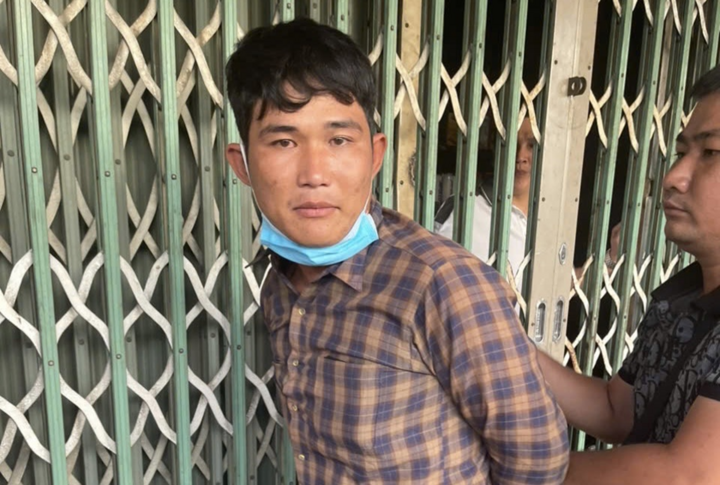 Nguyễn Tiến Đạt là người chở Thị Trúc cướp điện thoại của người phụ nữ khuyết tật.